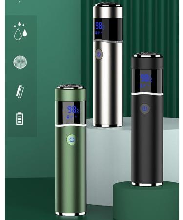 Portable Men's Electric Reusable Razor - Rechargeable Shaver for Beard Grooming | Wet & Dry Use - Buy Online on SooperMarket.com