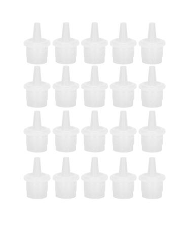 20 pieces of eyelash adhesive bottles incorrect eyelash extension glue nozzle eyelash-pub-plug-adhesive bottle plug for beauty salon