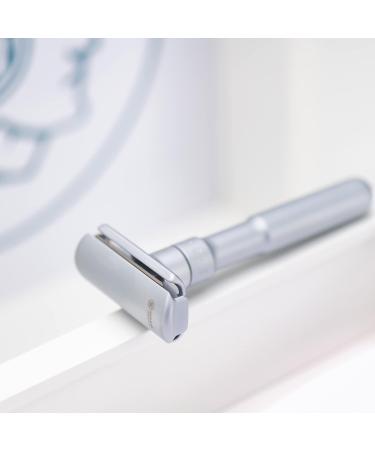 Mercury Futur 700 Razor | Classic Matt Chrom Design | Premium Wet Shaving Tool | Zinc Die Cast & Brass Handle | Made in Germany - Buy Online on SooperMarket.com