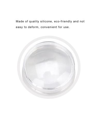 Silicon Nail Art Stamper with Lid - Perfect for Beginners & Professionals - Silver Schaber Stamper for Nail Studios & Nail Art Schools - Buy Online on SooperMarket.com