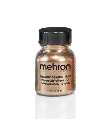 Mehron Makeup Metallic Powder (1 oz) (Gold)