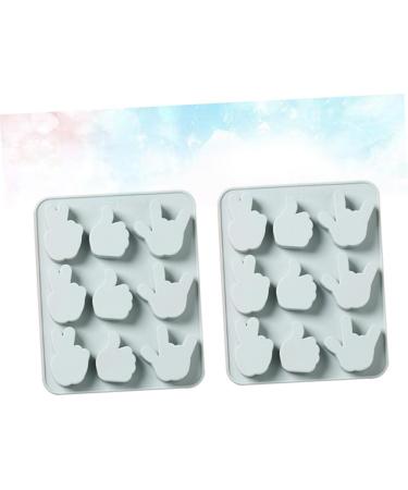 MAGICLULU 2pcs Silicone Molds Silicone Fondant Molds Silicone Baking Mold Cake Mold DIY Baking Molds Fudge - Buy Online on SooperMarket.com