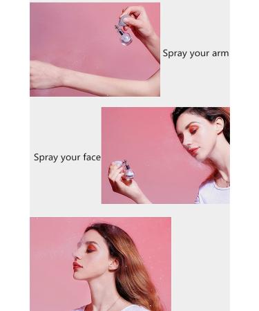 MIESCHER Shimmering Champagne Sparkle Loose Powder Highlighter Spray - Glitter Makeup for Face, Body & Hair - Luminous High Gloss Finish - Women's Cosmetic - Buy Online on SooperMarket.com