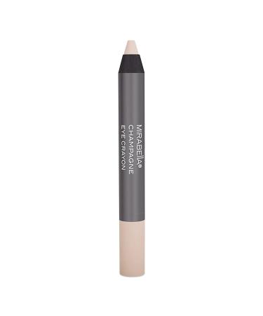 Mirabella Eye Crayon Jumbo Eyeliner Champagne (Pearl Smooth Formula Glides and Blends Effortlessly - Waterproof Ultra-Creamy and High-Pigmented Formula - Paraben & Gluten-free