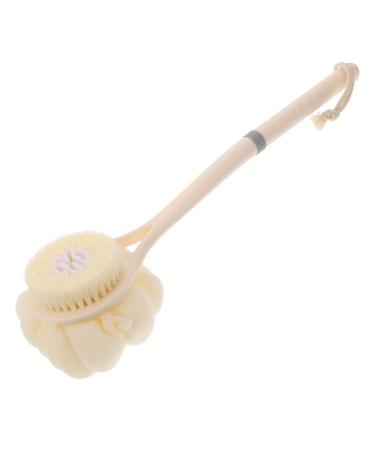 FRCOLOR 1pc Bath Brush Bath Loofah Cleaning Sponge Loofah Dish Sponge Exfoliating Shower Brush Back Shower Brush Bath Back Scrubber Bathroom Accessory Back Cleaner Body Cleaner Accessories 37.5x11x7.5