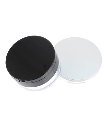 KALLORY Powder Box Baby Powder Lotion Travel Baby Powder Travel Container Loose Body Powder Container with Puff Powder Puff Body Care Powder Container Loose Powder Containers Sieve 2 Sets