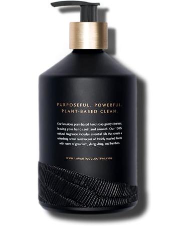 L'AVANT Collective Fresh Linen Hand Soap - Luxurious Ingredients in Reusable Glass Bottle (16 Fl Oz) - Buy Online on SooperMarket.com
