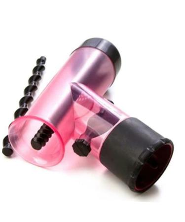 Baluue Hair Dryer Nozzle Curly Hair Roller Wave Hairdressing Tool Hair Dryer Curls Styling Connectors Rosy 1