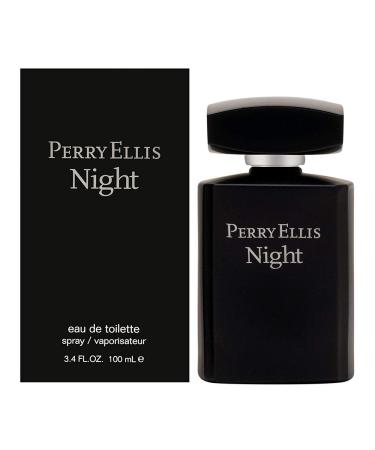 Perry Ellis Night By Perry Ellis for Men Eau-de-toillete Spray 3.4 Ounce
