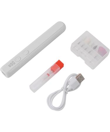 Electric Nail File Rechargeable Electric Nail Grinder Professional 30000RPM with 6 Dead Skin Removal Heads for Home Salon Use (Narootepu0ivxy135-11) - Buy Online on SooperMarket.com