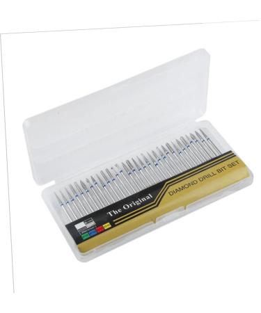 FRCOLOR 30pcs Nail Drill Tips Nail Art Tool Kit Manicure Drill Bits Diamond Drill Bits Manicure Tools and Equipment Nail Drill Bits Nail Grinding Head Sanding Removal Tool Clean - Buy Online on SooperMarket.com