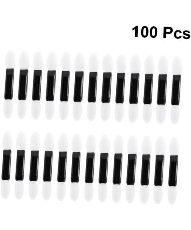 WOFASHPURET Makeup Eyeshadow 100pcs makeup sponge blending sponges for makeup women eyeshadow brush Smudge brush Oval Miss M White - Buy Online on SooperMarket.com