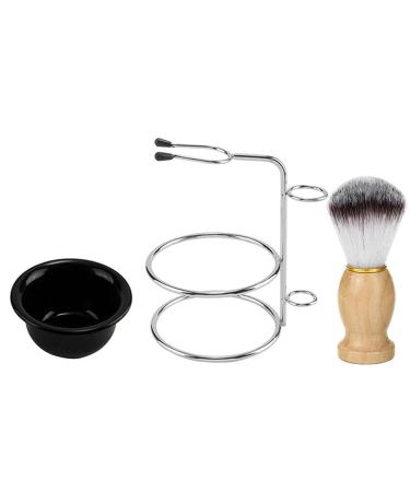 MagiDeal Stainless Steel Shaving Bowl Set - Multifunction Mug Stand Holder for Shaving Brush - Wear-Resistant Design - International Shipping Available - Buy Online on SooperMarket.com