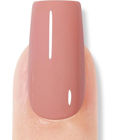 AILLSA Nude Gel Nail Polish 15 ML - Red Nude Color Gel Varnish | Soak Off UV/LED | Autumn & Winter Shade | Salon & Home Use - Buy Online on SooperMarket.com