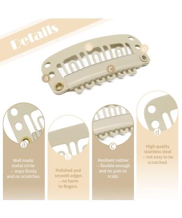 Dreamlover Wig Clips Small - 30 Pieces for Extensions & Blonde Styles | Durable Wig Snap Clips for Perfect Hairstyles - Buy Online on SooperMarket.com