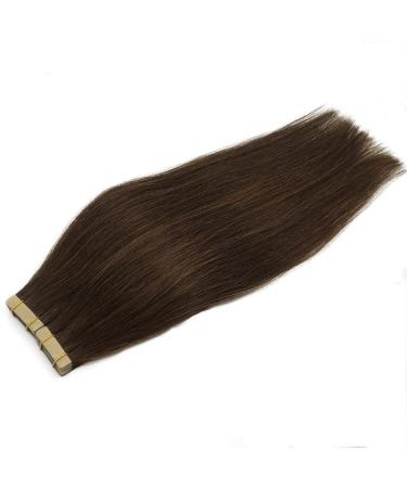 GOO GOO TAPE Extensions - 20pcs Chocolate Brown Real Hair | 40cm 50g Tape-in Hair Extensions #4A - Buy Online on SooperMarket.com