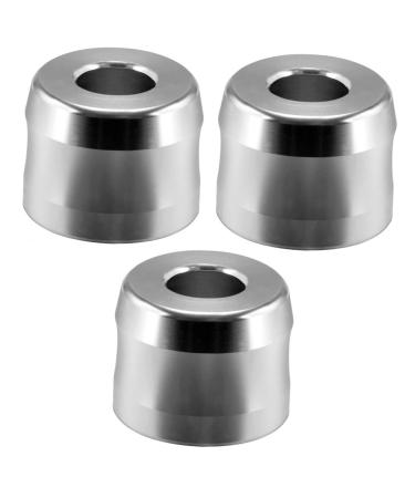Beavorty 3 STK razor holder stand for razor razor razor holder base for safety razor razor racing stands for men stainless steel aluminum alloy travel brush silver x 3 stk 4.3x4.3cmx3pcs