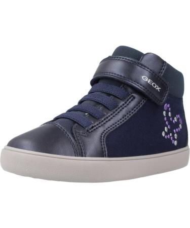Geox Baby Girl's B Gisli B Sneaker 6 UK Child Navy