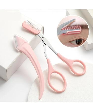 Buy Professional Eyebrow Trim Tools - SSRDFU 3 PCs Set with Precision Scissors & Mini Comb for Men & Women - Buy Online on SooperMarket.com
