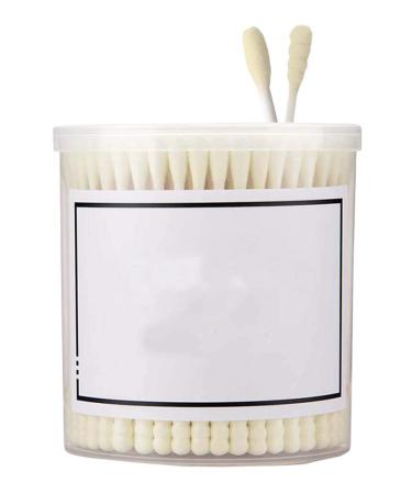 200 Counts Cotton Swabs Natural Double Tipped Organic Cruelty Free Ear Buds A06