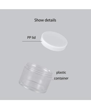 100pcs 5ml Small Clear Sample Jars with Lids - Empty Container Pots for Travel & DIY Projects | International Shipping Available - Buy Online on SooperMarket.com