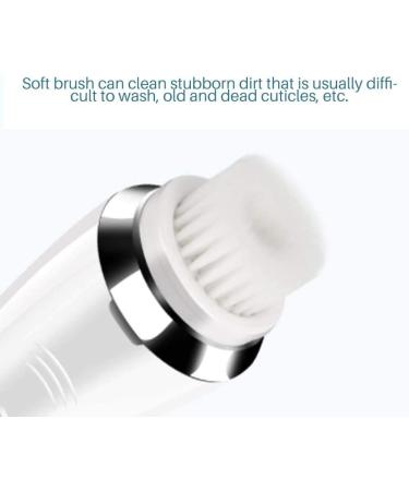 Facial Cleansing Brush Electric Facial Cleansing Brush Waterproof Electric Spin Facial Brush Waterproof Skin Massager with 4 Brush Heads for Body - Buy Online on SooperMarket.com