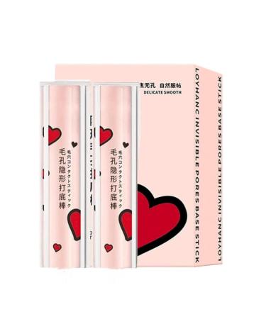 New Magical Pore Eraser Waterproof Face Primer Stick Convictioni Statisticalt Invisible Hydrating Pore Primer Stick Face Matte Priming Makeup Stick (2pcs)