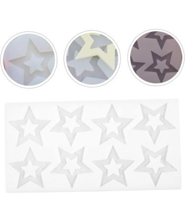 Silicone Mold Silicone Star Mold Star Chocolate Molds Candy Mold Epoxy Resin Craft Silicone Chocolate Mold Resin Letter Molds Star Fondant Cake White Silica Gel Insert Star Shape - Buy Online on SooperMarket.com