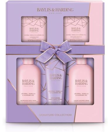 Baylis & Harding Jojoba Vanilla & Almond Oil Perfect Pamper Gift Set - Vegan Friendly - Buy Online on SooperMarket.com