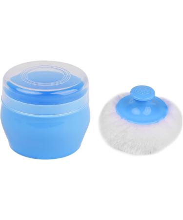 JNAWA Baby Powder Puff Box Drum - 2 Piece Set | Portable Sponge Body Puff for Children | Fluffy Powder Care Box - Buy Online on SooperMarket.com