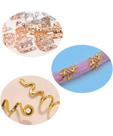 Sctmda Dreadlocks Jewellery 47 Pieces Braids Beads Hair Accessories Adjustable Aluminium Dreadlocks Cuffs Hair Accessory Set Braids Hair Accessories Hair Dreadlocks Accessories for Braids Decorations - Buy Online on SooperMarket.com