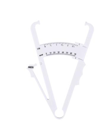 Mag Ideal Body fat pliers body fat test device to body fat and body fat content measure skin fold saddle saddle weight loss fitness - white