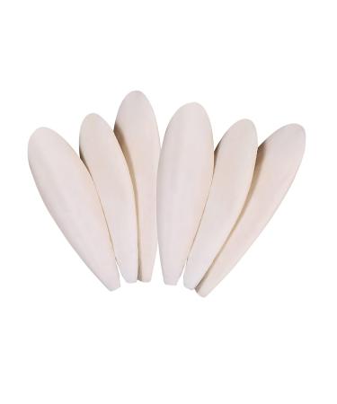 Vaceer 6Pcs Bird Cuttlebone Cuttlefish for Birds Budgie Toys Bird Chew Toys Cuttlefish Bone for Tortoise Parrots Snails 11-13cm