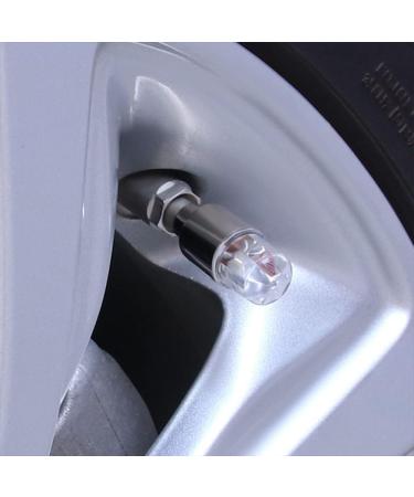 Naveso Bright Valve Caps - 12 PC Bike Tire Lighting Accessories with Intelligent Sensors for Cars & Motorcycles - Buy Online on SooperMarket.com