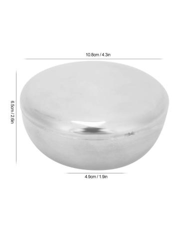 Premium Stainless Steel Razor Shell & Soap Cup for Men's Beard Care - Ideal Beard Rasi Bowl - Buy Online on SooperMarket.com