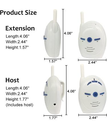Guazi Store Wireless Audio Baby Monitor - Children's Voice Walkie-Talkie with 2-Way Call Function - Buy Online on SooperMarket.com