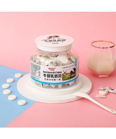 High Calcium Milk Sugar Containing Bovine Colostrum Milk Tablets Candy Children's Snacks Snack Food Using Milk Powder Imported from New Zealand (Colostrum Milk Tablets 5 can) Colostrum Milk Tablets 5 can - Buy Online on SooperMarket.com