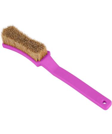 Bouldering Brush with Thick Boar's Hair Bristles | Rock Climbing Holds Cleaner | Indoor/Outdoor Climbing Chalk Brush - Black & Purple - Buy Online on SooperMarket.com