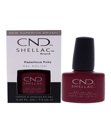 CND Shellac - Crystal Alchemy - Rebellious Ruby 7.3ml0.05