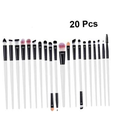 Shop Housoutil 60 Pcs Eyeshadow & Eyelash Brush Kit - Portable Makeup Accessories for Women | International Shipping - Buy Online on SooperMarket.com