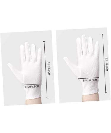 Healeved 6 Pairs Jewelry Etiquette Gloves Short Laboratory Gloves Protective Gloves Matted Photograph Gloves Dry Hands Moisturizing Gloves Soft Cotton Gloves Women's White Spring and Summer - Buy Online on SooperMarket.com