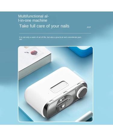sunroot 1 Piece Automatic Electric Nail Clippers USB Rechargeable Nail Trimmer Grinder Clipper with Light for Baby Adult - Buy Online on SooperMarket.com