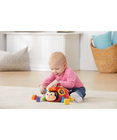 VTECH Baby Happy Learning Beetle | Interactive Sorting Toy for Shapes Colors & Numbers | Ages 12-36 Months | Red - Buy Online on SooperMarket.com