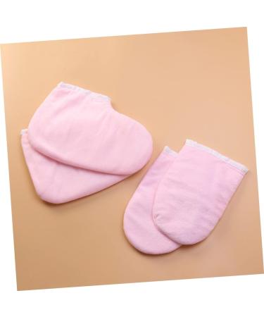 minkissy 2 Pairs Mittens Kids Beauty Gloves Spa Gloves Warm Gloves Insulated Gloves Wax Care Insulated Mittens Foot Spa Cover Bath Mitt Thermal Gloves Bath Treatment Mitt Hand Paraffin - Buy Online on SooperMarket.com
