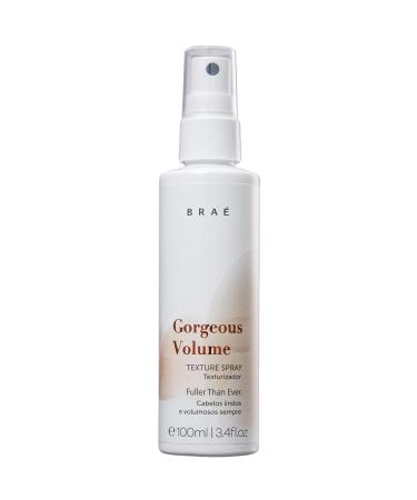 B R A Hair Spray Gorgeous Volume - 3.4 fl. oz texture spray for hair with Red Algae and Chicory Extracts Texture Spray 3.4 fl. oz