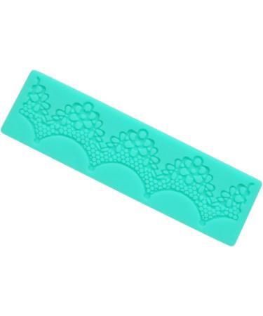 HOMSFOU 4 Pcs Cakesicles Mold De para Gelatinas Silicone Molds Cake Mold Cake Toppers Cake Decorations Fondant Molds DIY Mould Silicone Baking Mold 3D Fringe Lace 17.5X4.8CMx2pcs Greenx2pcs - Buy Online on SooperMarket.com