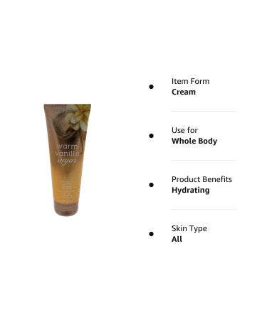 Bath & Body Works Warm Vanilla Sugar Ultra Shea Body Cream 8 Oz - Vanilla Scented Body Moisturizer - Buy Online on SooperMarket.com