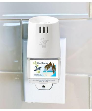 Scent Fill Island Essence Plug-in Air Freshener Starter Kit | 4 Refills + Diffuser | International Shipping Available - Buy Online on SooperMarket.com