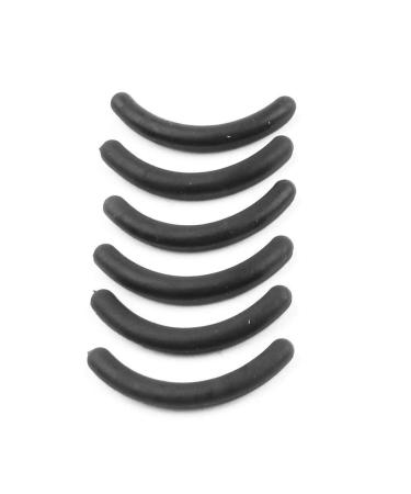 12 Pcs Black Rubber Makeup Tool Eyelash Curler Replacement Pads for Lady Superior Quality and Creative Fashion Processed