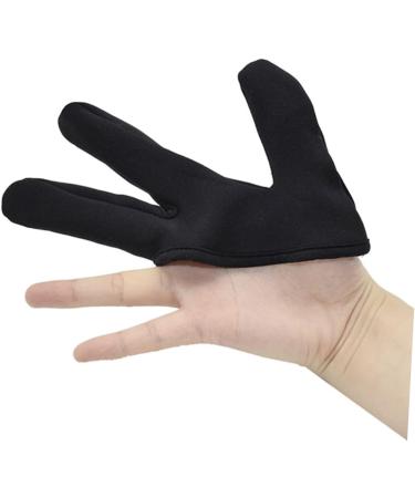 JECOMPRIS 1pc Hair Styling Tools Hair Curling Finger Cover Billiard Straightener Gloves Billiards Glove Flat Iron Styling Tools Heat Resistant Gloves Hair Curler Three Anti-scald Protector Black 11x10cm - Buy Online on SooperMarket.com